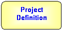 Flowchart: Alternate Process: Project Definition
