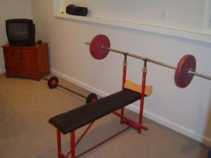 Basement home gym