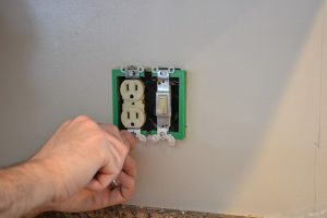 Install electrical box extenders when tiling kitchen backsplash