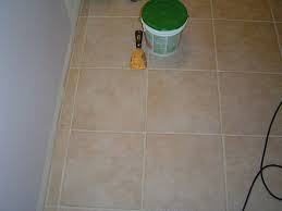 How to set bathroom floor tile.