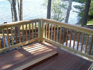 How to properly install and space decking boards.