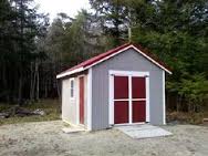 Here is a garden shed my father built