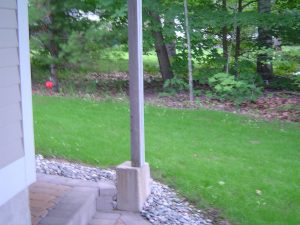 How to raise and replace a deck post.