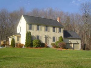We originally bought this house as just a basic colonial with an unfinished upstairs.