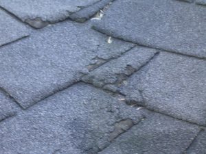 Cupping and fish-mouthing is a sure sign the roof shingles are in need of replacement.