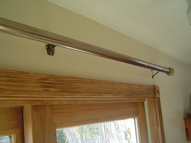 Installing A Curtain Rod Over Sliding Glass Door HomeAdditionPlus Com   Installing Curtain Rod 2 