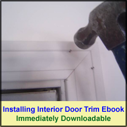 Installing Interior door trim ebook