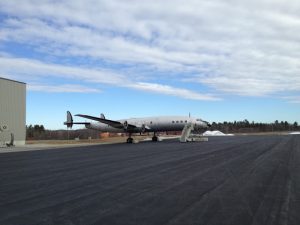 Lockheed Constellation in Auburn-Lewiston, Maine