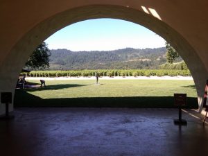 An arch at the Robert Mondavi Winery