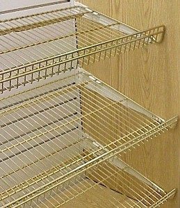 How to install wire shelving.