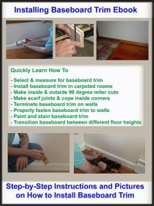 INSTALLING BASEBOARD TRIM EBOOK