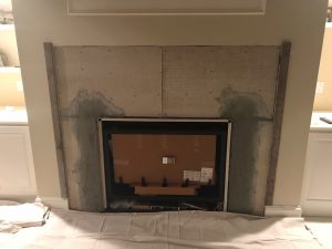 Gas Fireplace Insert Installed