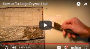 How to Fix a Large Drywall Hole