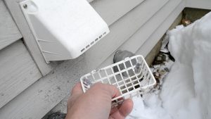 Clothes Dryer Exhaust Duct Screen